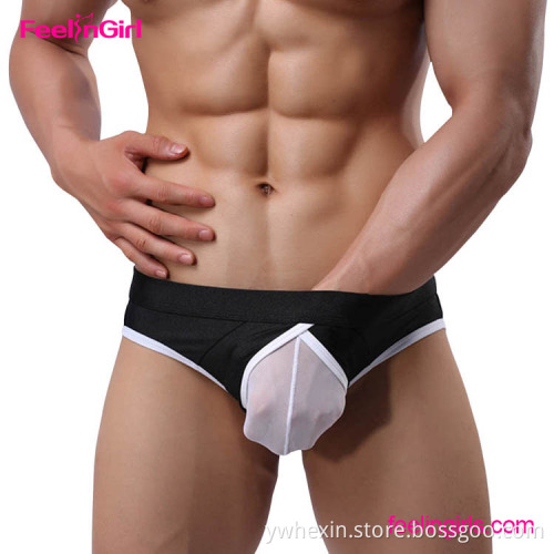 low MOQ custom men erect underwear